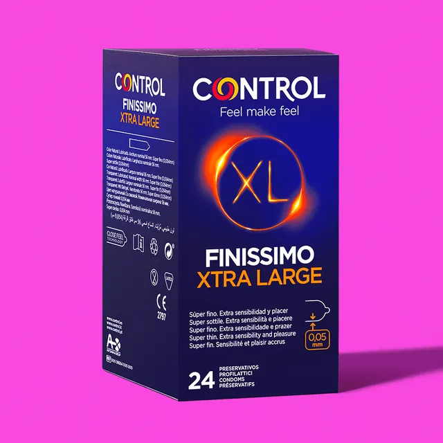 control-finissimo-xtra-large-24-pr-servatifs-xl-ultra-fins-0-05-mm image 1