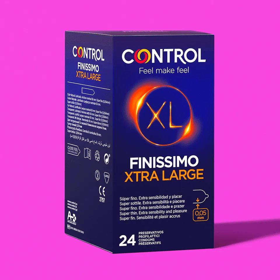 control-finissimo-xtra-large-24-pr-servatifs-xl-ultra-fins-0-05-mm image 1