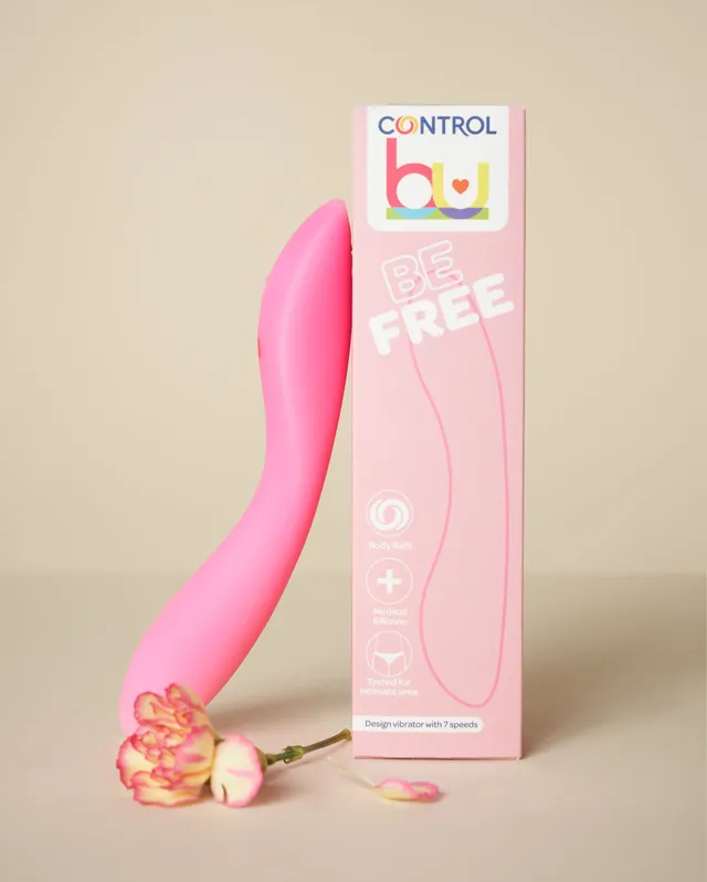 control-be-free-vibrateur-design-rechargeable-7-vitesses-waterproof image 1
