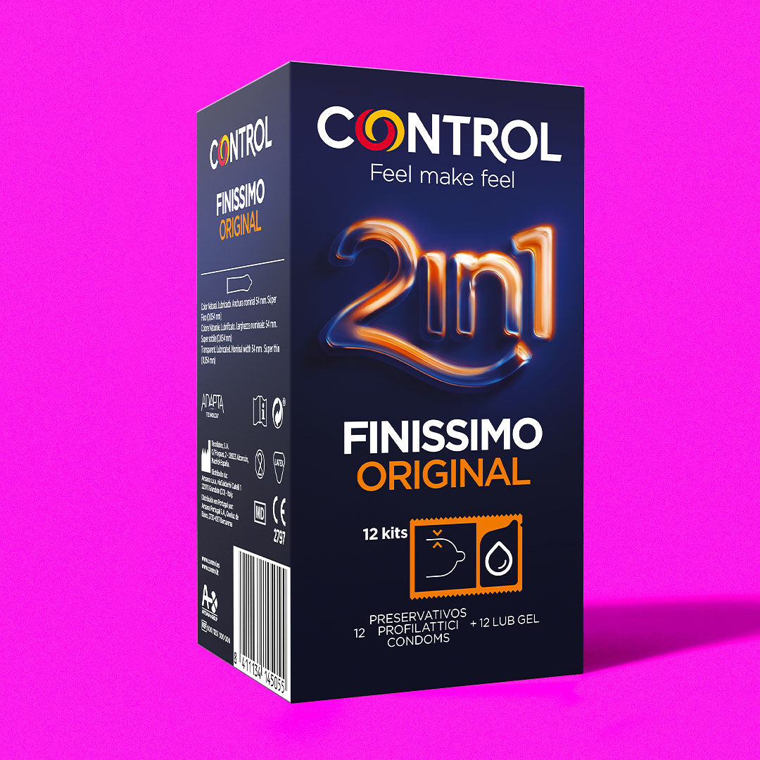 control-finissimo-original-kit-2-en-1-12-pr-servatifs-ultras-fins-12-doses-gel-l image 1
