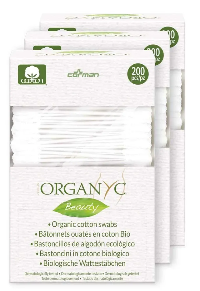 organyc-b-tons-coton-tige-en-coton-100-bio-certifi-4-x-200-total-800-unit-s image 1