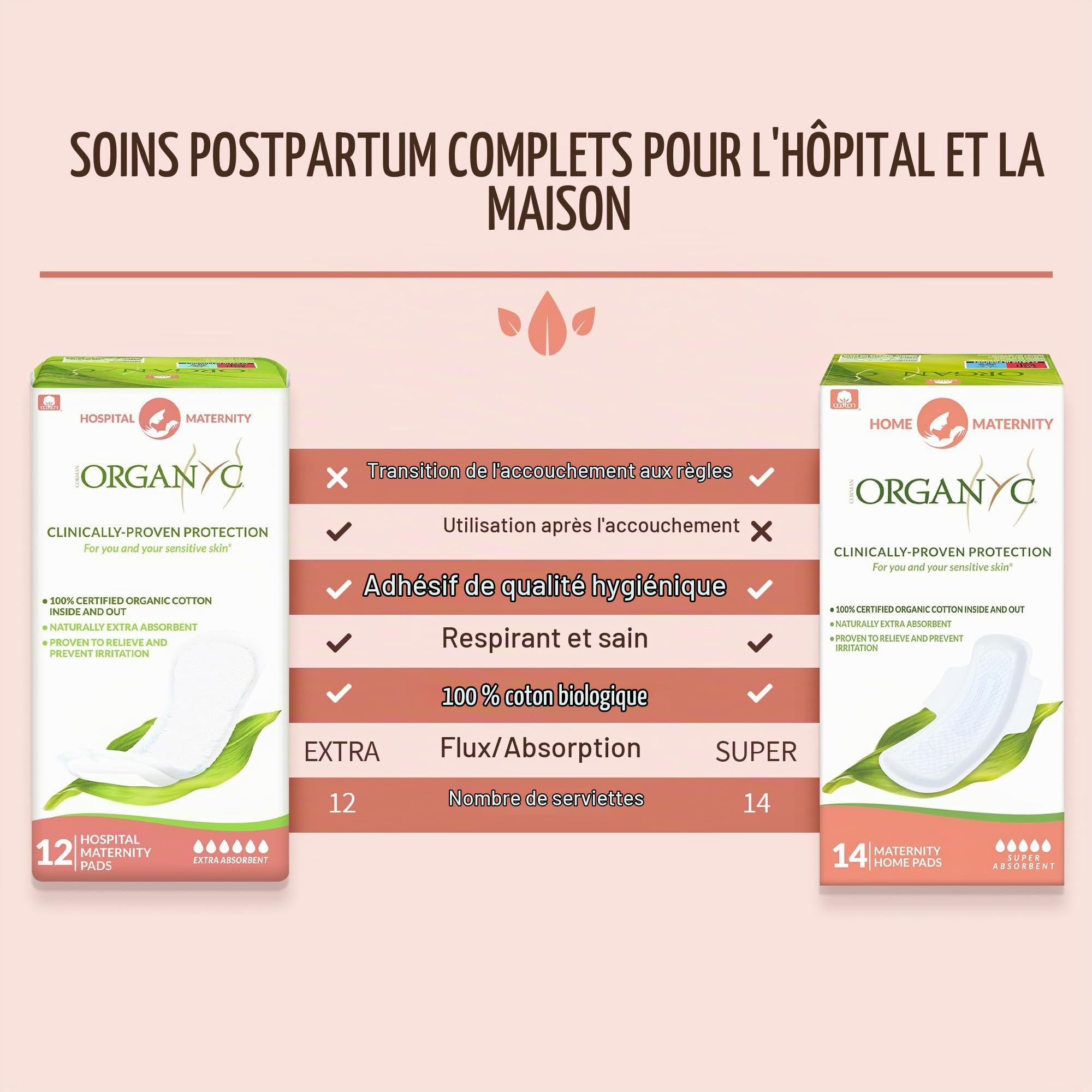 organyc-serviettes-hygi-niques-post-partum-maternit-100-coton-bio-12-serviettes image 5