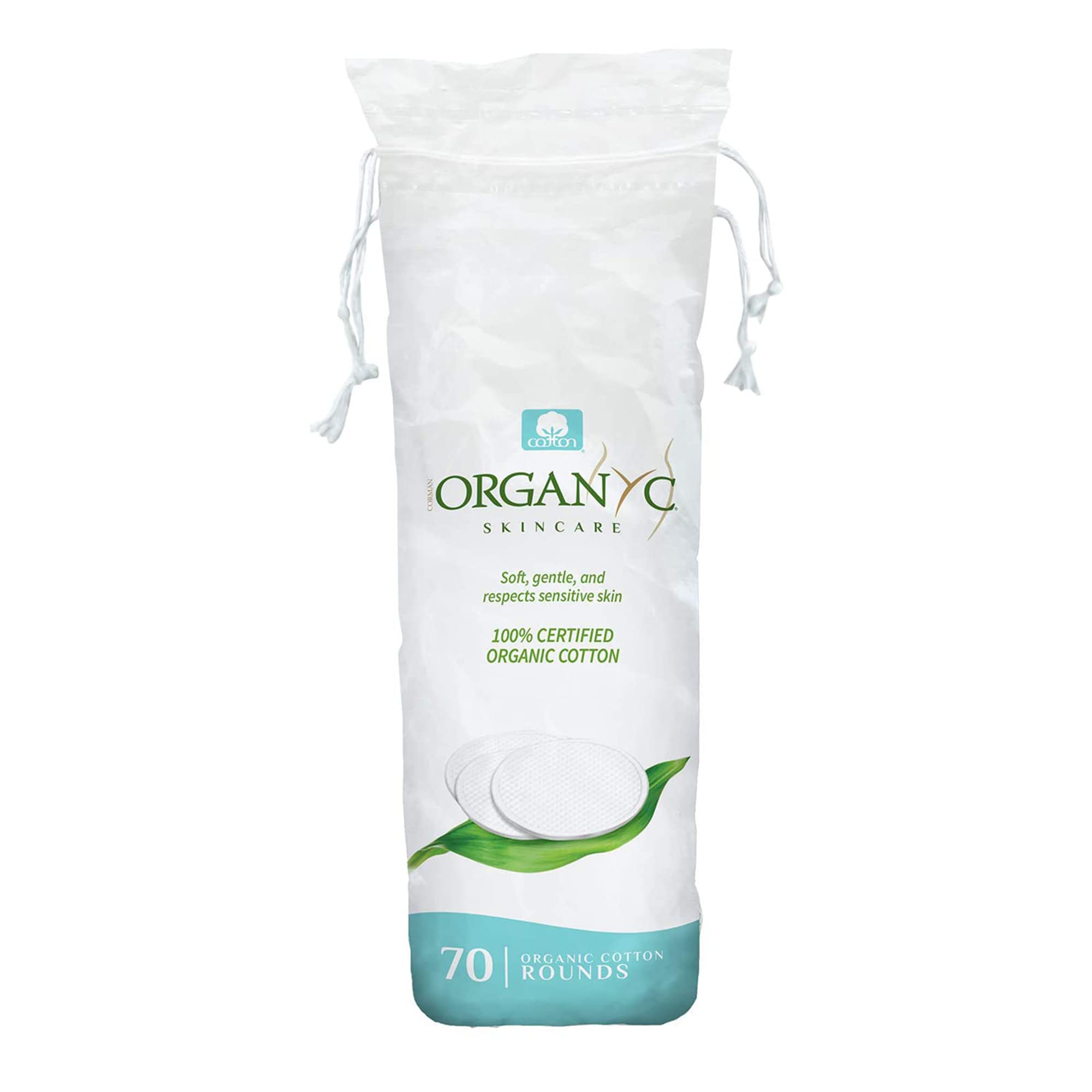 organyc-70-disques-de-coton-100-bio-certifi-pour-peaux-sensibles image 1