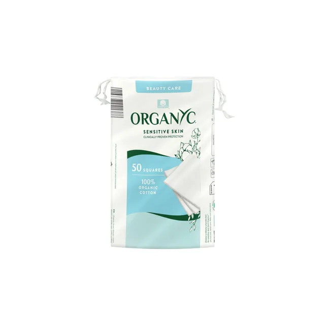 organyc-lot-de-50-carr-s-de-coton-100-bio-certifi-pour-peaux-sensibles image 1