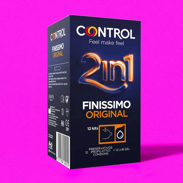 control-finissimo-original-kit-2-en-1-12-pr-servatifs-ultras-fins-12-doses-gel-l image 1