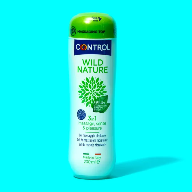 control-gel-de-massage-wild-nature-3-en-1-th-noir-massage-lubrifiant-stimulant image 1