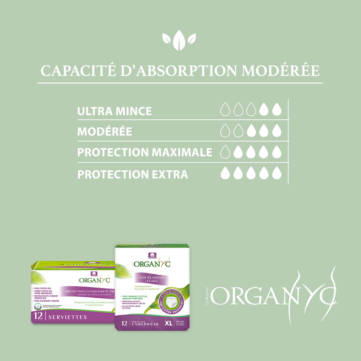 organyc-serviettes-pour-fuites-urinaires-extra-coton-100-bio-certifi-flux-extra- image 5