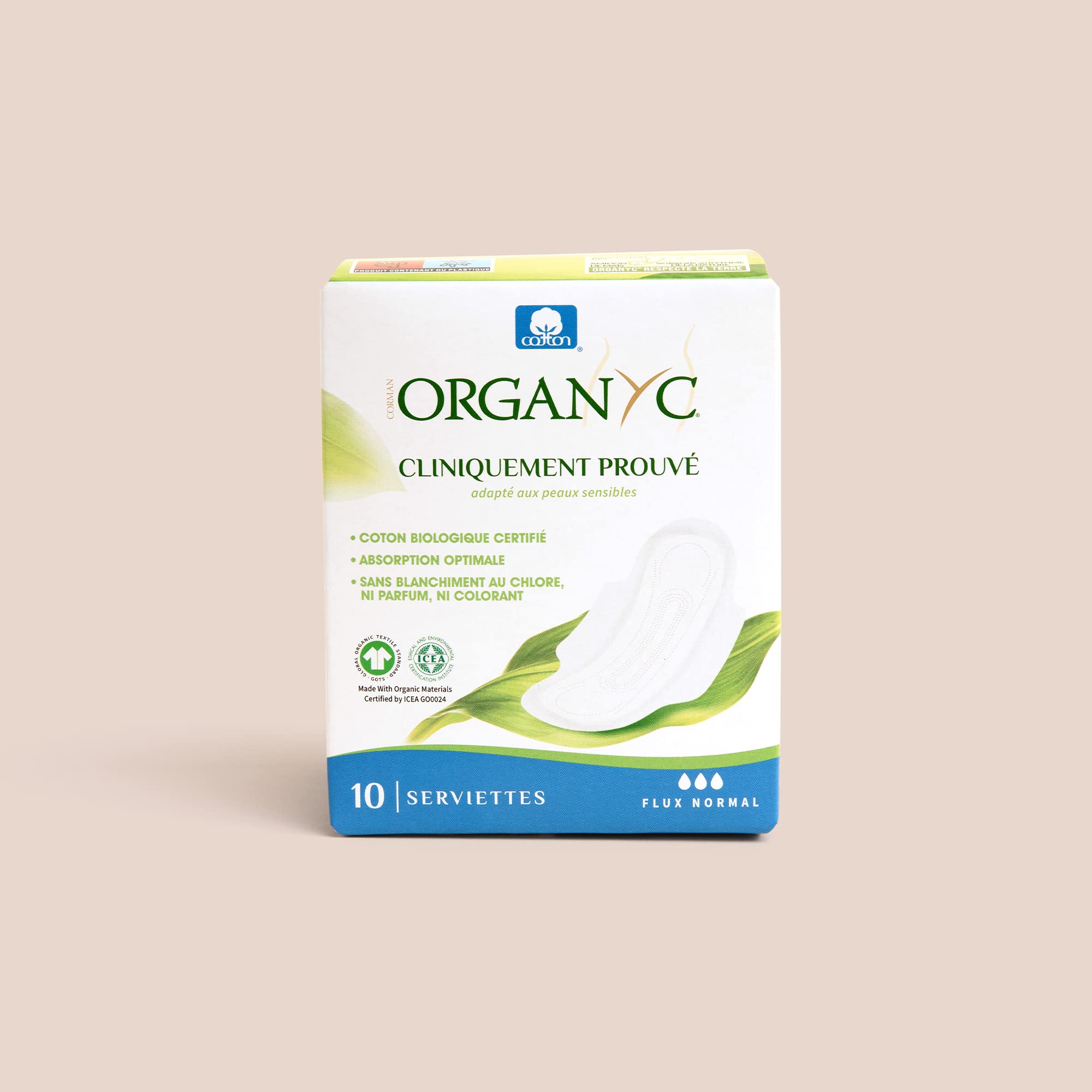 organyc-avec-ailettes-serviettes-hygi-niques-coton-bio-flux-mod-r-40-unit-s image 5