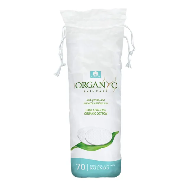 organyc-70-disques-de-coton-100-bio-certifi-pour-peaux-sensibles image 1