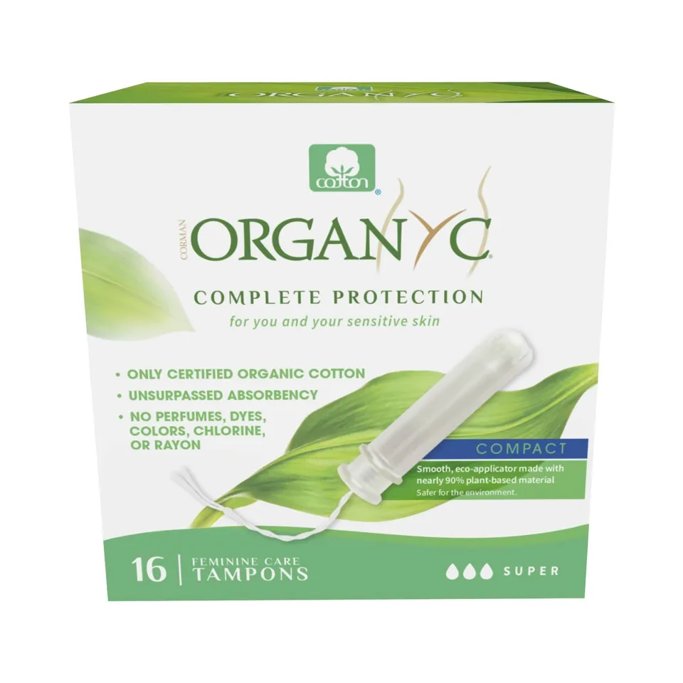 organyc-super-avec-co-applicateur-tampons-coton-bio-flux-abondant-16-unit-s image 1