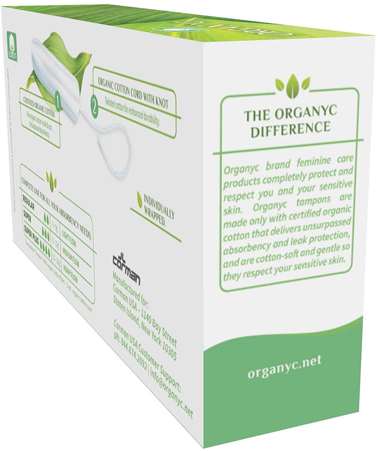 organyc-tampons-100-coton-bio-super-sans-applicateur-lot-de-4-bo-tes-16-x-4-64-u image 7