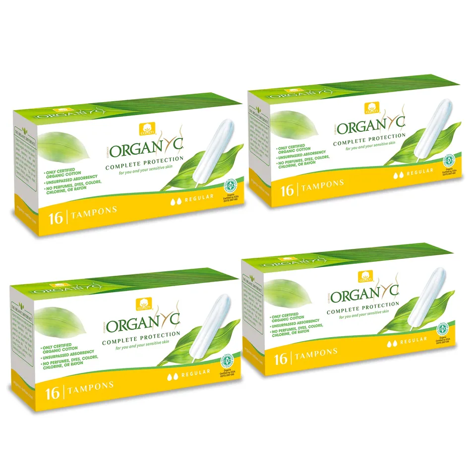 organyc-tampons-r-gulier-100-coton-bio-sans-applicateur-64-tampons-4x16 image 1
