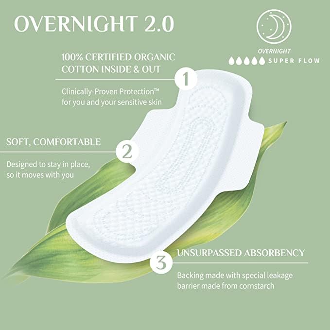 organyc-serviettes-hygi-niques-nuit-super-plus-avec-ailettes-en-coton-100-bio-1- image 5