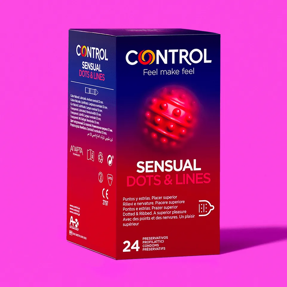 control-new-sensual-dots-lines-pr-servatifs-textur-s-x24 image 1
