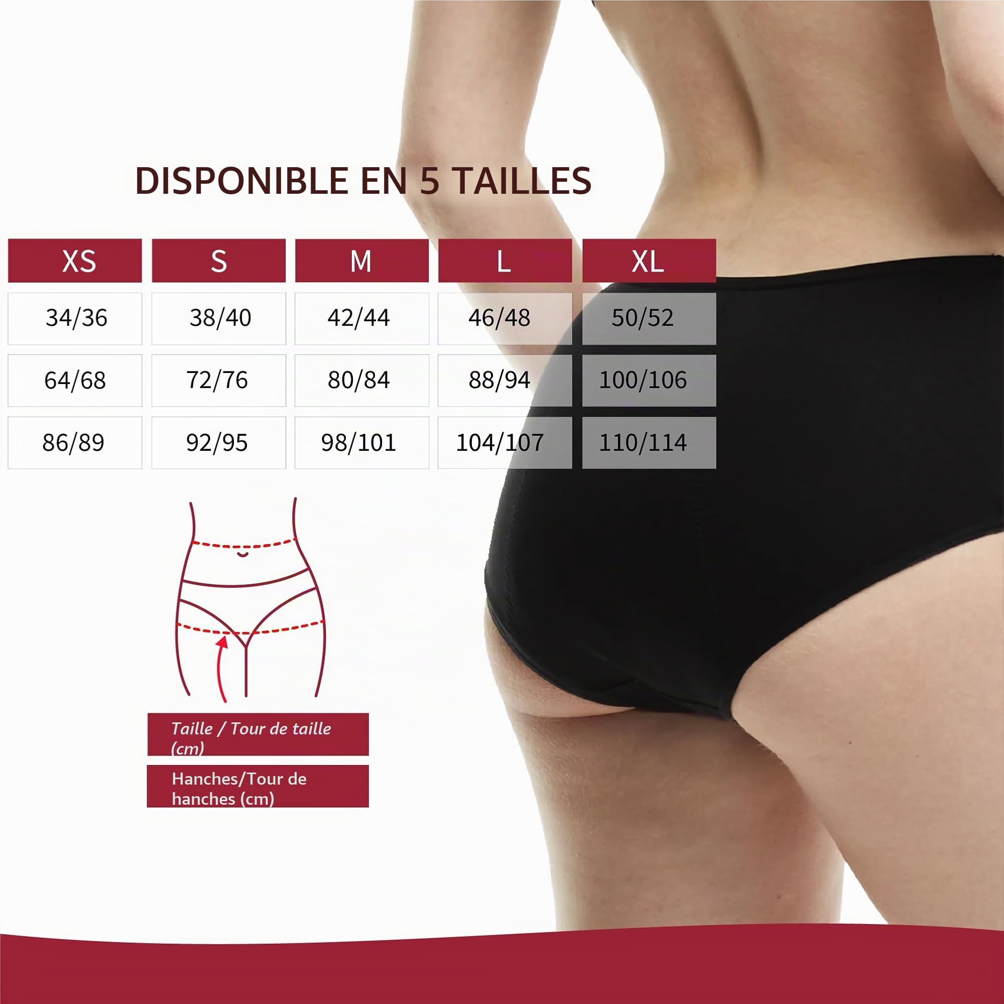 organyc-culotte-menstruelle-r-utilisable-coton-bio-taille-haute-noir-taille-m image 5