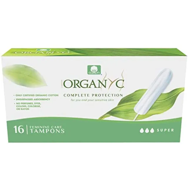 organyc-tampons-100-coton-bio-certifi-super-bo-te-de-16-tampons image 1