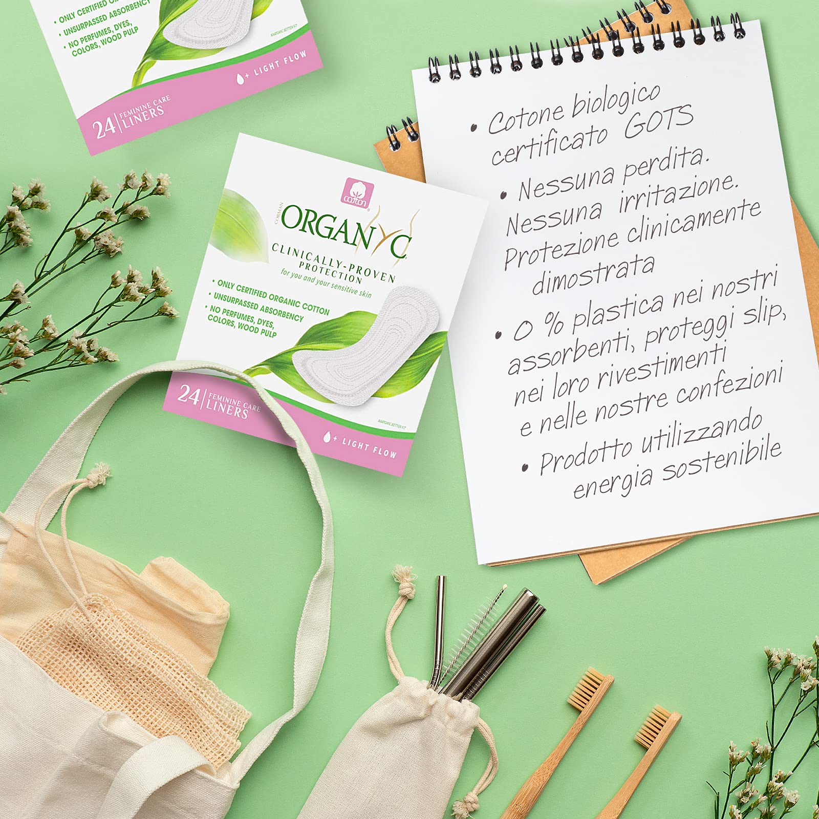 organyc-prot-ge-slips-pocket-sachets-individuels-100-coton-bio-24-unit-s image 2