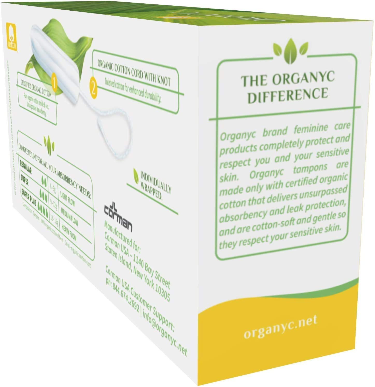organyc-tampons-r-gulier-100-coton-bio-sans-applicateur-64-tampons-4x16 image 4