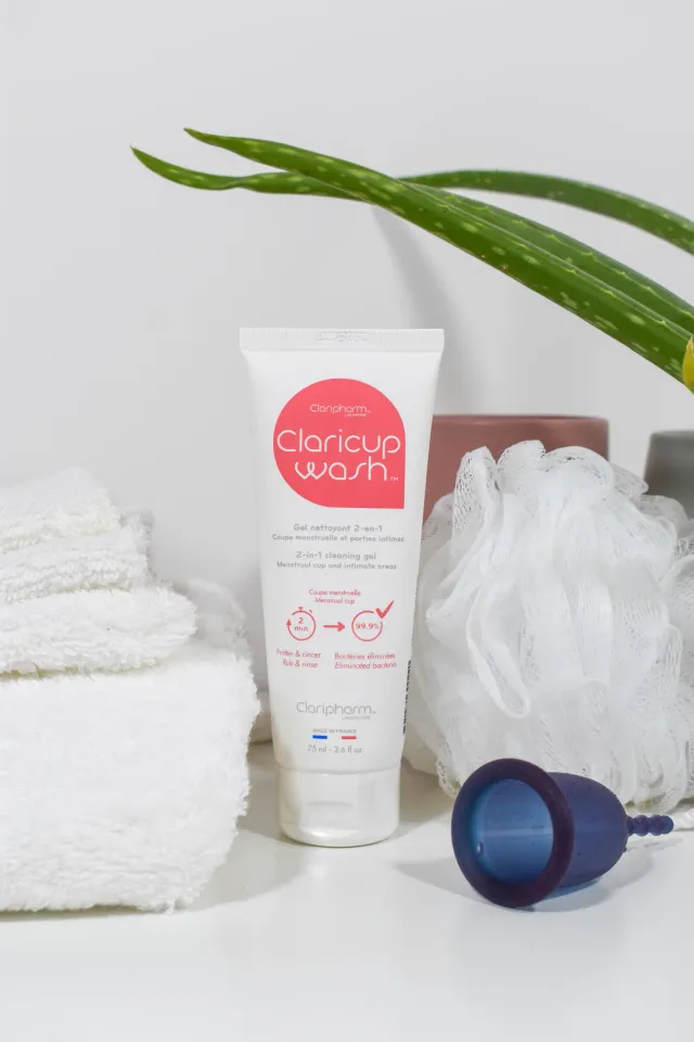 claricup-wash-nettoyant-doux-pour-coupe-menstruelle-incolore image 1