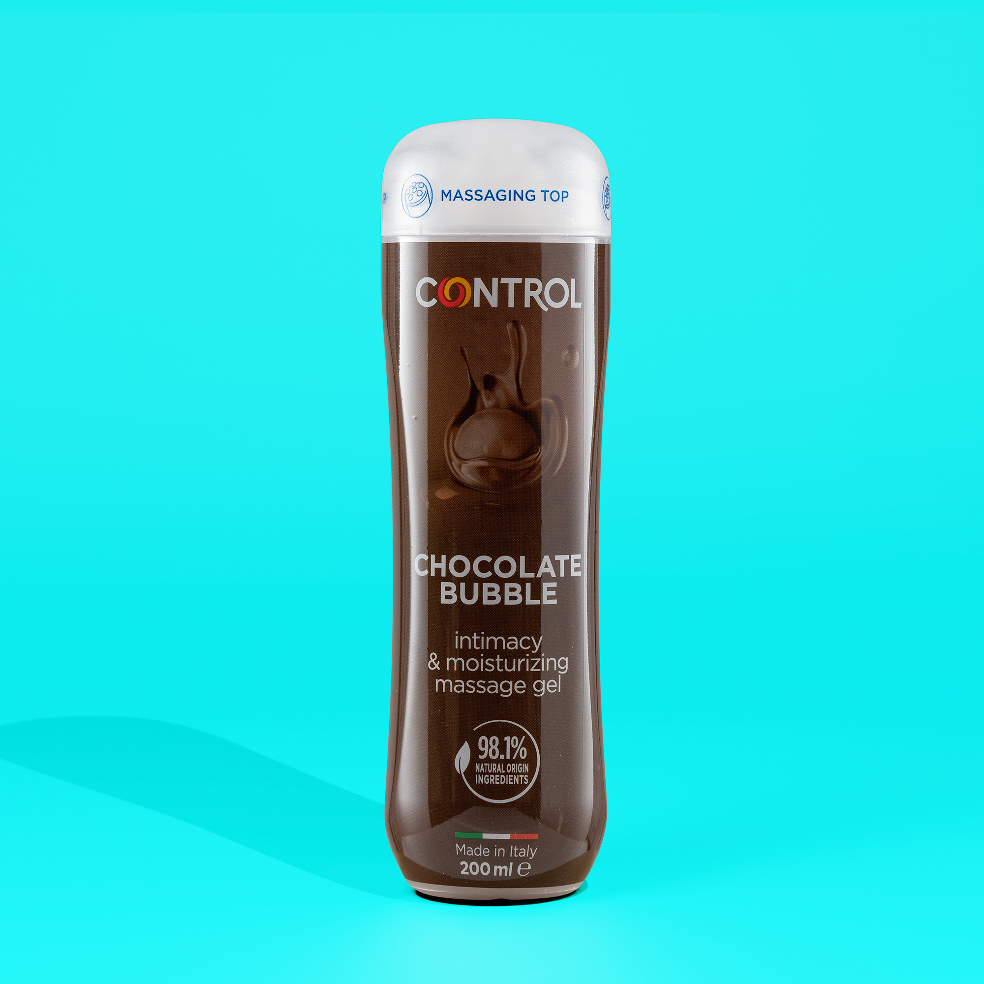 control-bubble-chocolate-3-en-1-gel-massage-lubrifiant-chocolat-200-ml image 1